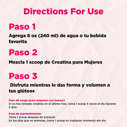 Creatina Monohidratada – Para Ella